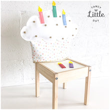 Charger l'image dans la galerie, Housse de chaise gâteau : Étoiles Multicolores