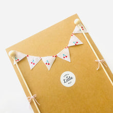 Charger l'image dans la galerie, Cake Topper mini Fanions : CERISES