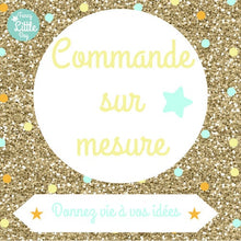 Charger l'image dans la galerie, Kit de décoration couronne , cake topper et guirlande bonne fête lin naturel. Décoration de fête unisexe et réutilisable. Birthday kit