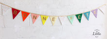 Charger l'image dans la galerie, Guirlande de fanions : ÉTOILES et ARC-EN-CIEL