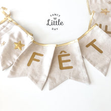 Charger l'image dans la galerie, Guirlande de fanions : DRAPEAUX LIN