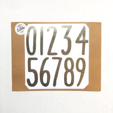 Charger l'image dans la galerie, Application amovible : Suite de chiffres de 0 à 9