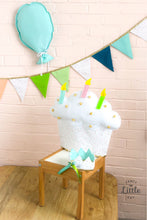 Charger l'image dans la galerie, Housse de chaise gâteau : JAUNE à POIS