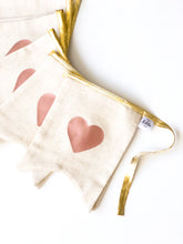Load image into Gallery viewer, Heart bunting banner