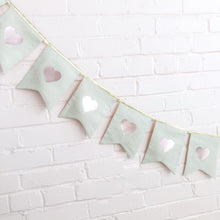 Load image into Gallery viewer, Heart bunting banner