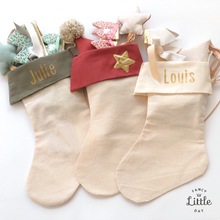 Load image into Gallery viewer, Small Personalised Christmas Stocking
